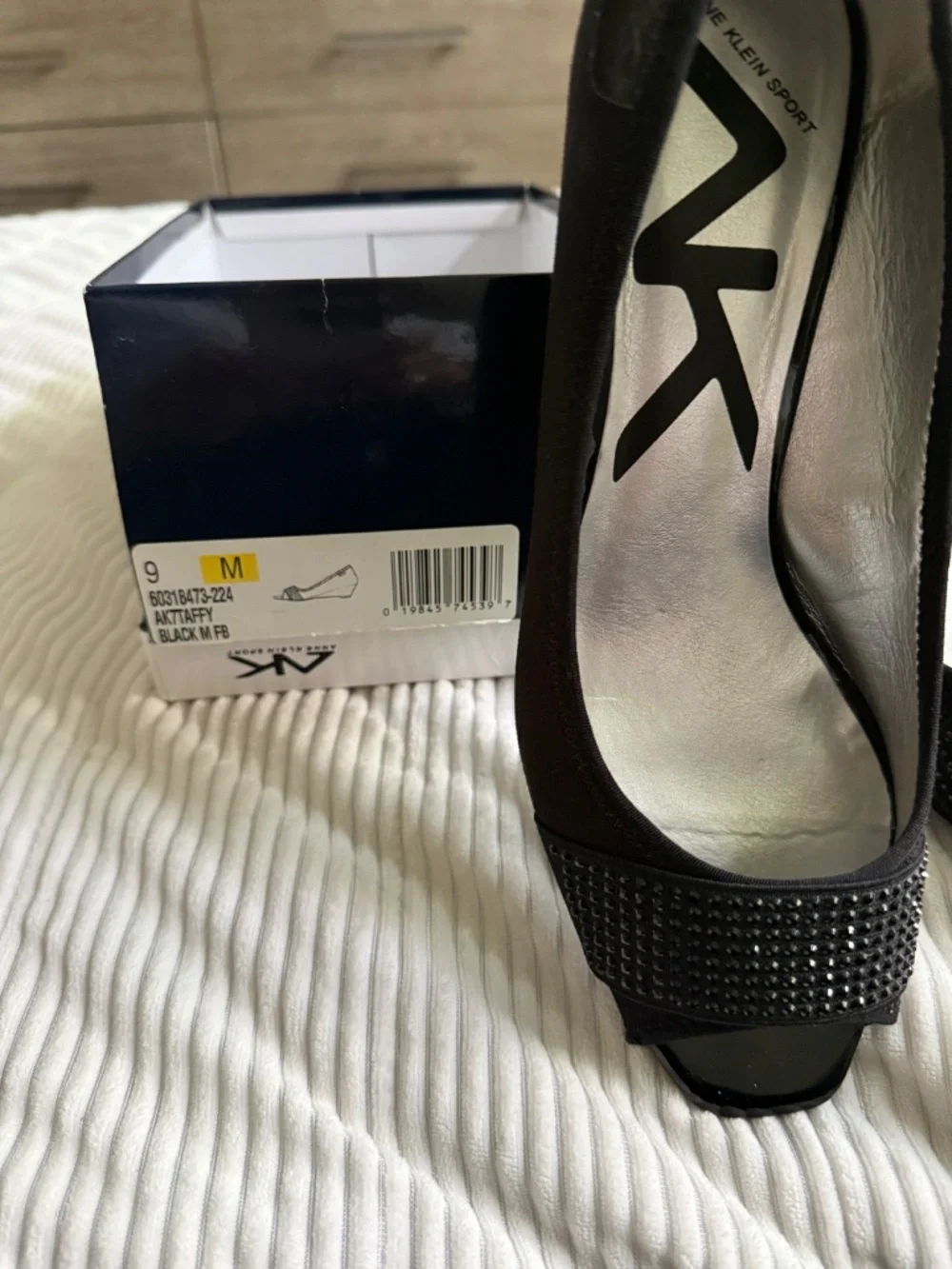 Anne Klein Wedge Dress Shoe with Rhinestones
